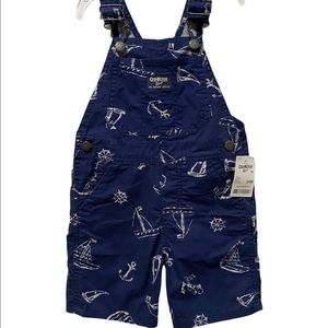 OshKosh B’gosh Nautical overalls 24m